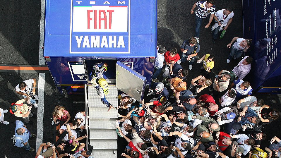 Valentino Rossi hat den Sieg fest eingeplant, Foto: Fiat Yamaha
