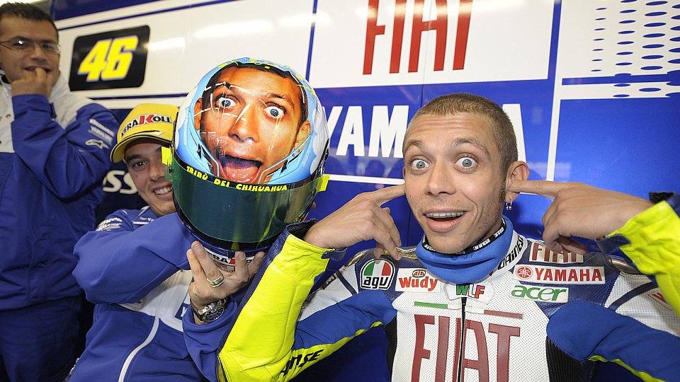 Valentino Rossi war echt aufgedreht, Foto: Fiat Yamaha