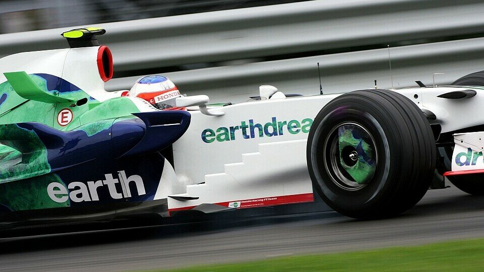 Rubens Barrichello kämpfte mit dem Auto., Foto: Sutton