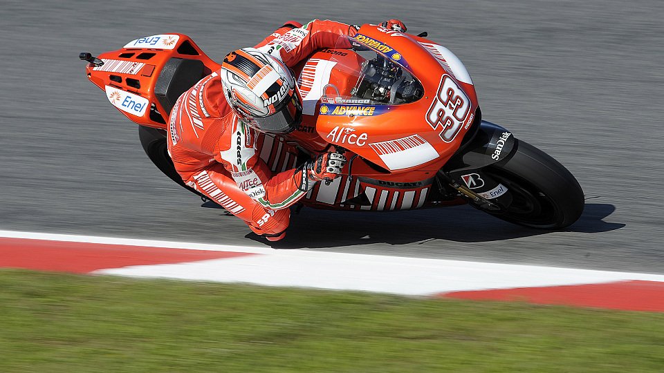 Marco Melandri kam nicht zurecht, Foto: Ducati