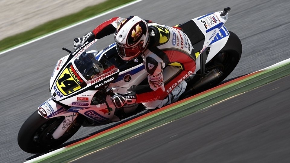 Randy de Puniet auf dem Weg zu Startplatz vier, Foto: Honda