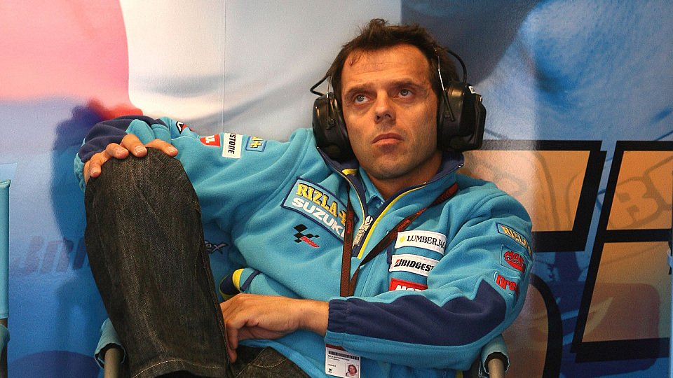 Loris Capirossi als Zuseher..., Foto: Rizla Suzuki