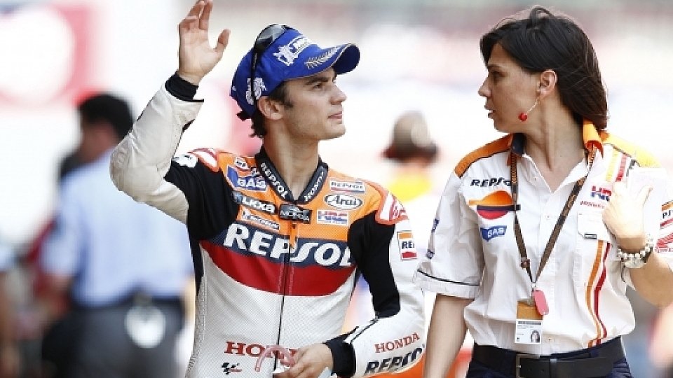 Dani Pedrosa dankte den Fans, Foto: Honda