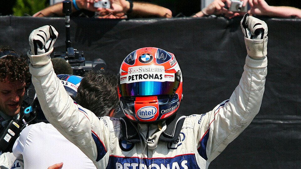 Robert Kubica gewann in Montreal 2008 sein erstes F1-Rennen, Foto: Sutton