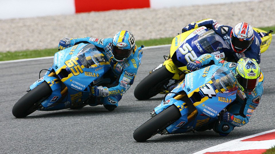 Die beiden Suzuki-Fahrer hätten gerne schon in Misano das neue Chassis, Foto: Rizla Suzuki