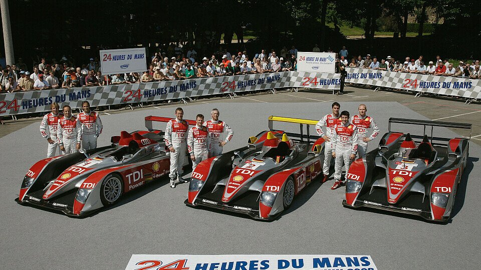 Alles bereit für Le Mans: die Audi-Truppe., Foto: Audi