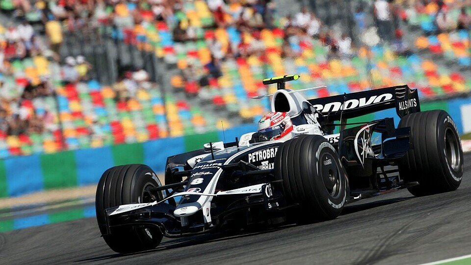 Kazuki Nakajima kämpfte mit dem Verkehr., Foto: Sutton