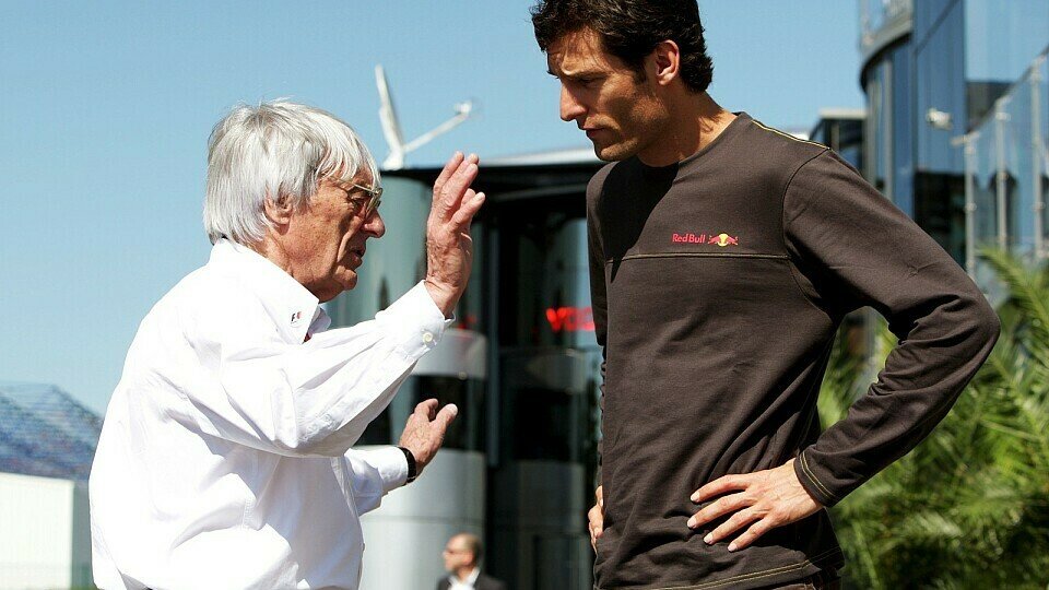 Mark Webber hätte ein paar Tipps für Bernie Ecclestone, Foto: Sutton