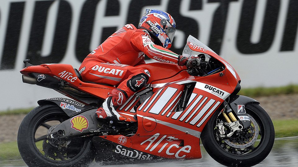 Stoner hat in dieser Saison zum zweiten Mal gewonnen., Foto: Ducati