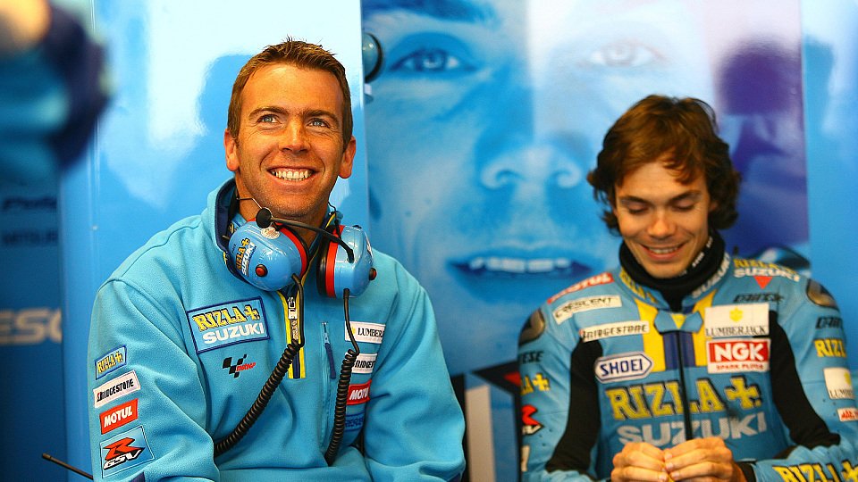 Paul Denning will für Chris Vermeulen mehr Speed auf der Geraden finden, Foto: Rizla Suzuki