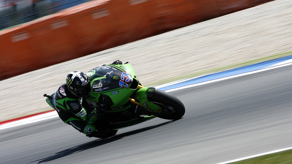 Anthony West mühte sich um die Kurven, Foto: Kawasaki