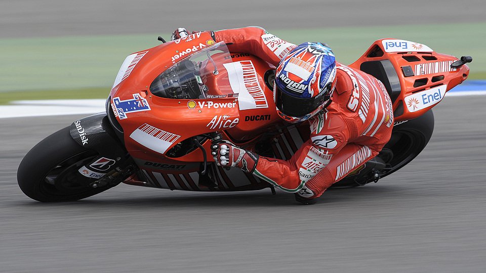 Casey Stoner hatte mehr Arbeit als erwartet, Foto: Ducati