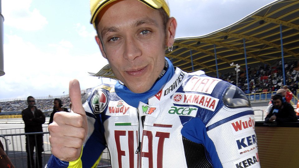 Rossi geht mit Vorfreude nach Deutschland., Foto: Fiat Yamaha