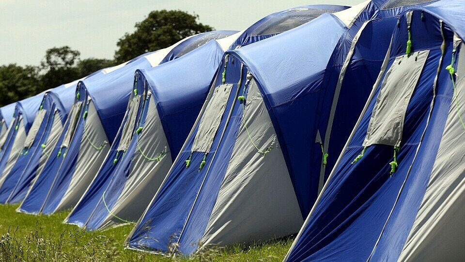 Viel Platz ist in solchen Zelten nicht, Foto: Hartley/Sutton