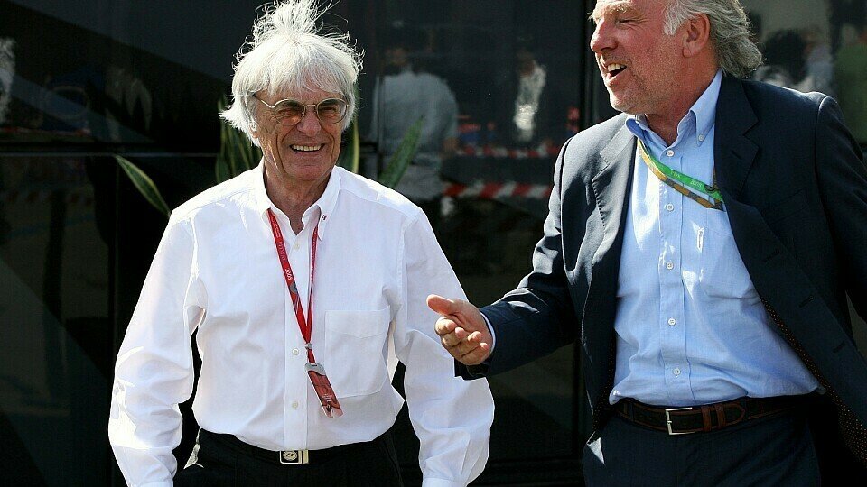 David Richards im Gespräch mit Bernie Ecclestone, Foto: Sutton