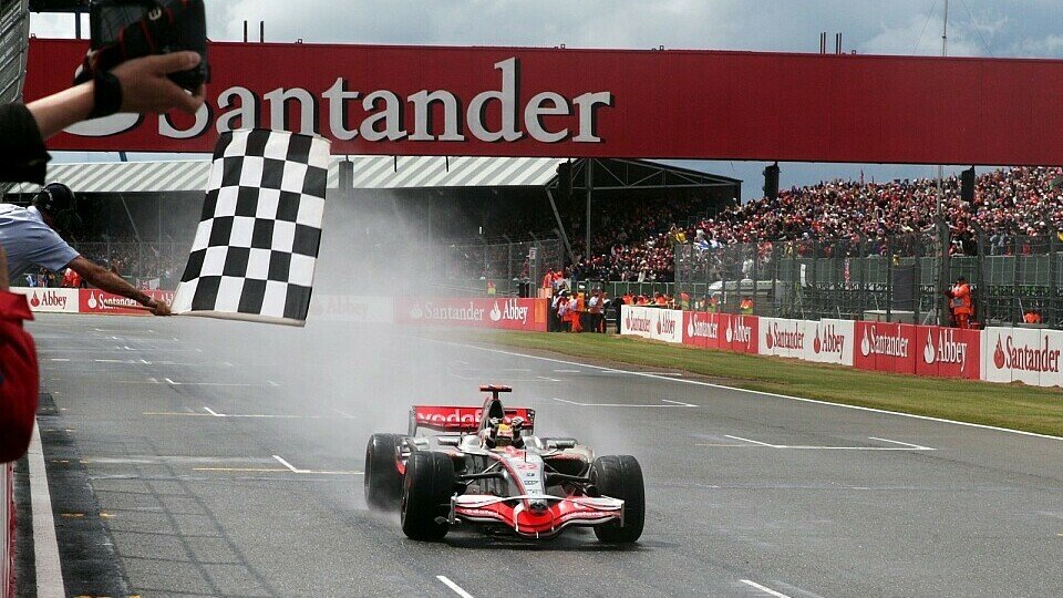 Lewis Hamilton holte sich seinen Heimsieg., Foto: Sutton