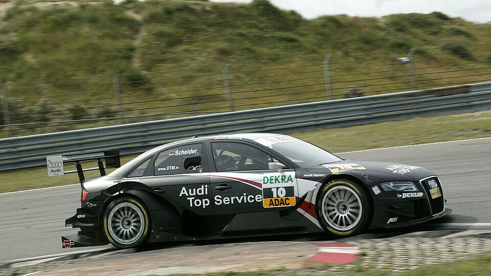 Timo Scheider testete schon für Samstag, Foto: Audi