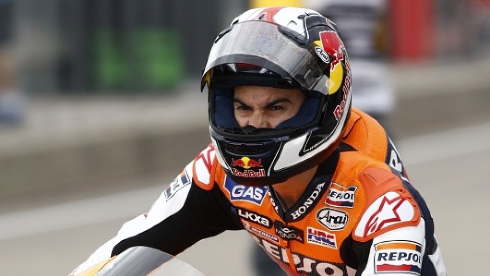 Dani Pedrosa ging im letzten Sektor der Reifen aus, Foto: Honda