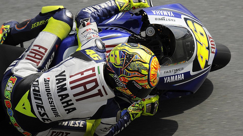 Rossi ist zufrieden., Foto: Fiat Yamaha