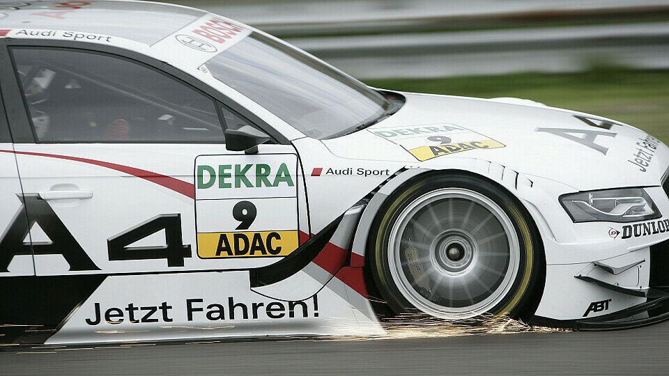 Nicht nur Kristensens Wagen lag heute tiefer., Foto: Audi