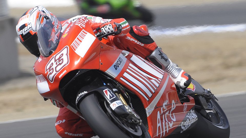 Marco Melandri blieb für Sonntag zuversichtlich, Foto: Ducati