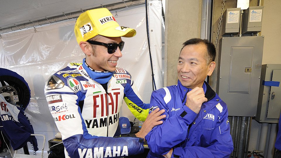 Das Erfolgs-Duo bei Yamaha: Masao Furusawa und Valentino Rossi, Foto: Fiat Yamaha