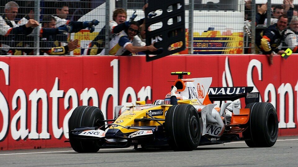 Piquet verteidigte Platz 2., Foto: Sutton