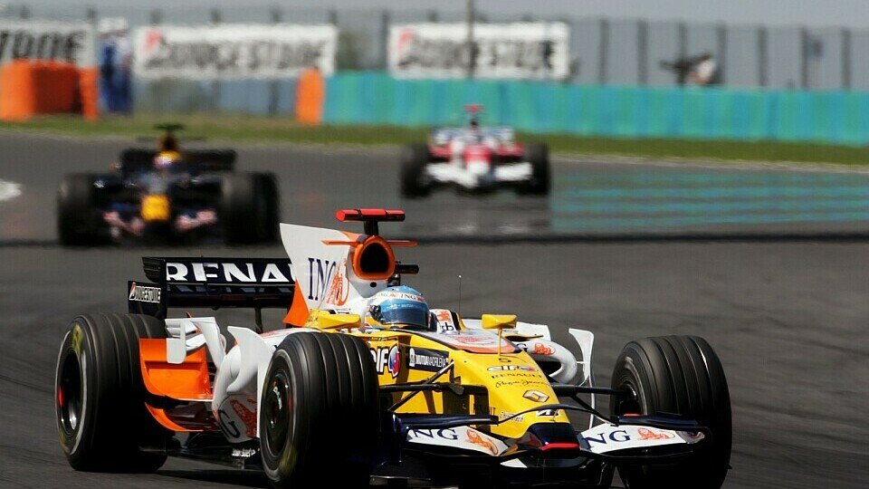 Fernando Alonso schrammte am Podium vorbei., Foto: Sutton