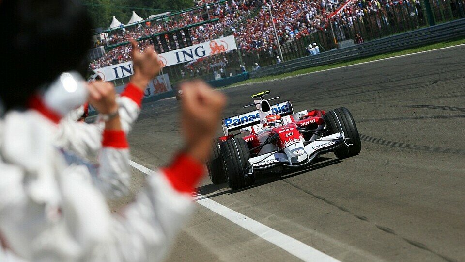 Timo Glock hat es geschafft: den ersten Podestplatz in der F1., Foto: Sutton