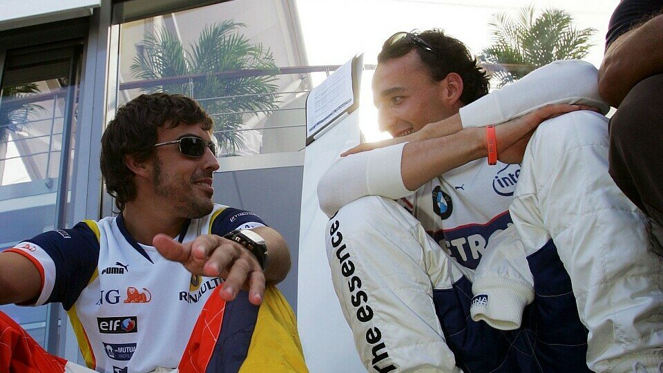 Kubica und Alonso verstehen sich blendend, Foto: Sutton