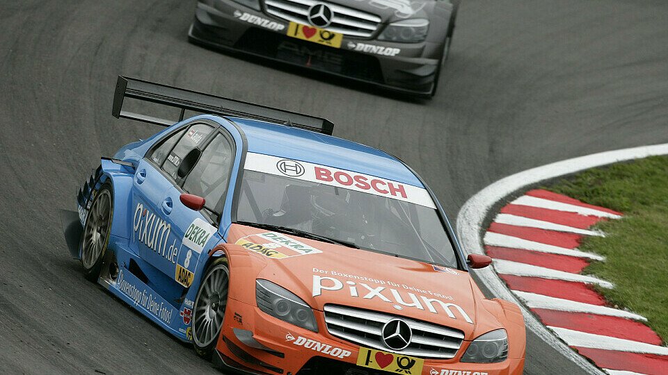 Mathias LAuda kämpfte mit dem Setup, Foto: DTM