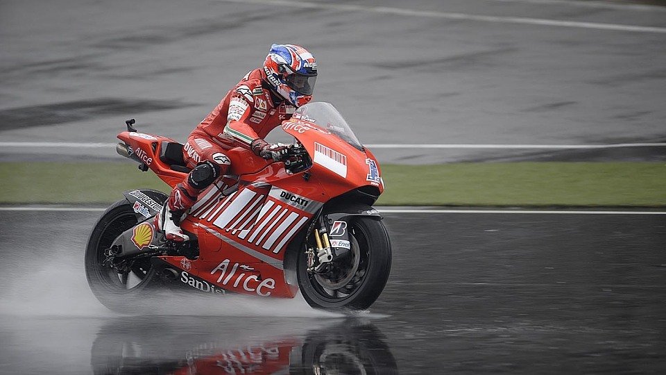Es war so richtig nass, Foto: Ducati
