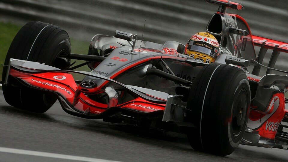 Lewis Hamilton schied früh aus., Foto: Sutton