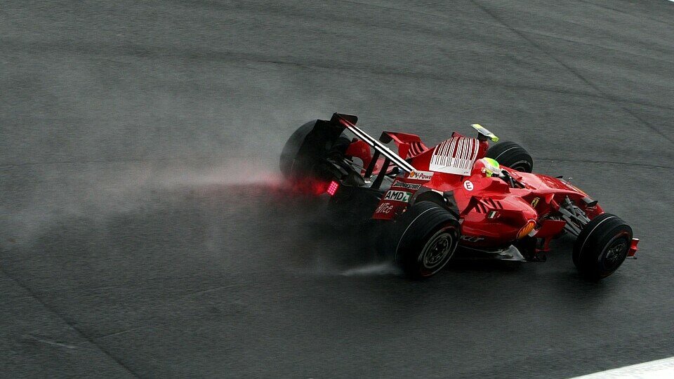 Felipe Massa war im Regen unterwegs., Foto: Sutton