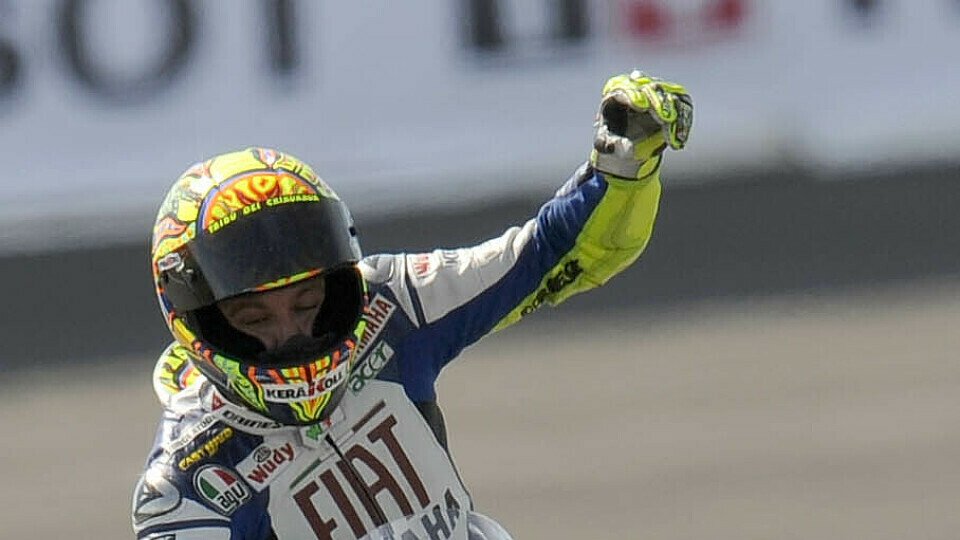 Rossi zeigte es allen., Foto: Yamaha
