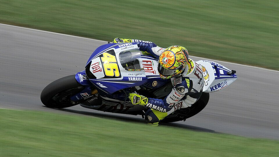 Valentino Rossi kämpfte sich durch, Foto: Yamaha
