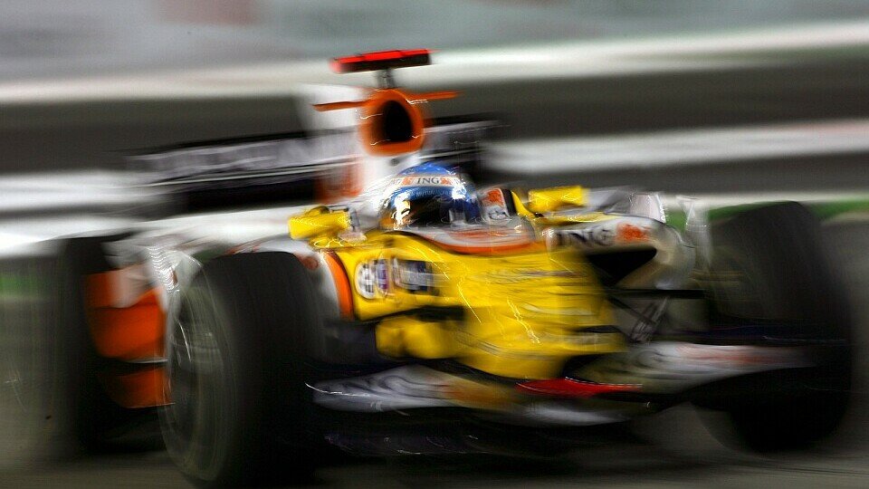 Fernando Alonso fuhr die zweite Bestzeit an diesem Wochenende.