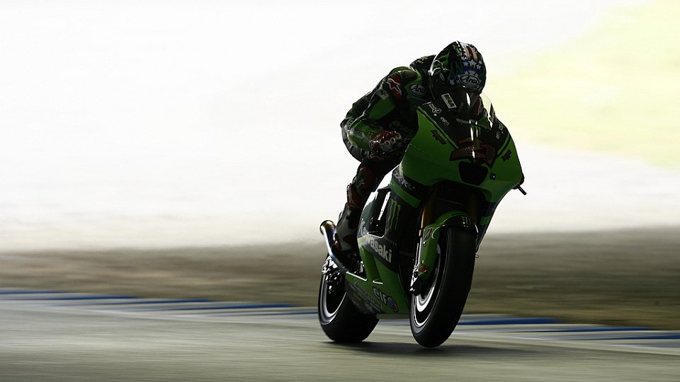 Anthony West kämpfte mit den Bremsen., Foto: Kawasaki