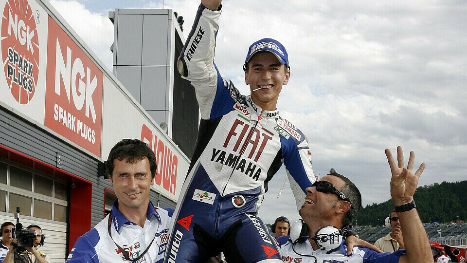 Jorge Lorenzo überzeugte 2008 auf Anhieb in der MotoGP, Foto: Fiat Yamaha