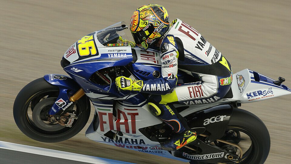 Rossi weiß, wie man mit Niederlagen umzugehen hat., Foto: Bridgestone