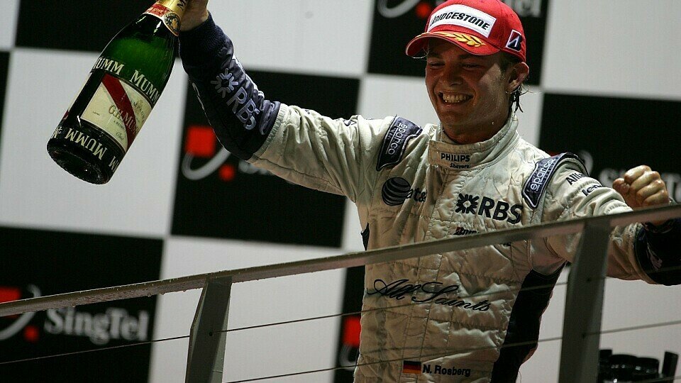 Nico Rosberg freute sich auf für sein Team, Foto: Sutton