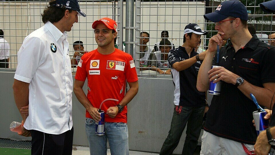 Robert Kubica und Felipe Massa fuhren noch zusammen in der Formel 1, Foto: Sutton