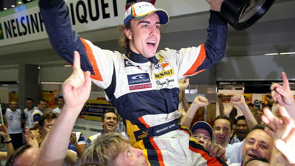 Renault hatte wieder etwas zu feiern., Foto: Sutton