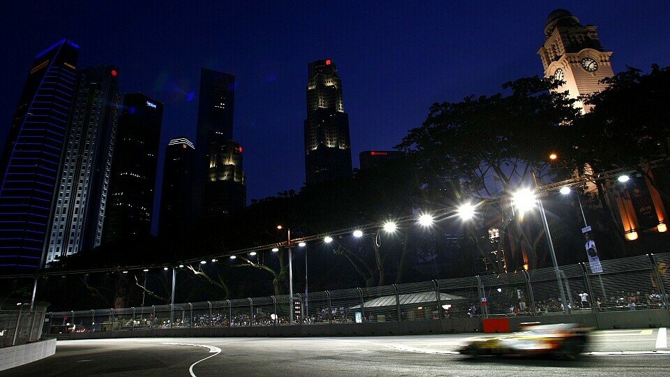 Gute Nacht, Singapur., Foto: RenaultF1
