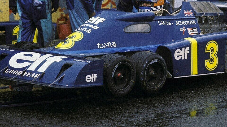 Eine geniale Idee: Tyrrell sorgte mit sechs Rädern für Aufsehen in der F1-Welt, Foto: Phipps/Sutton