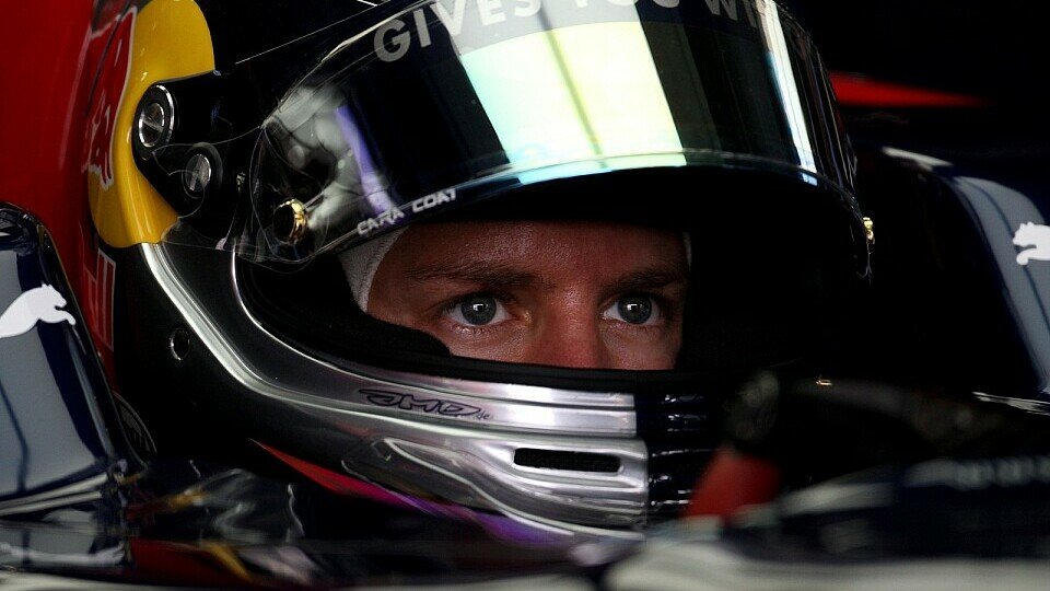 Vettel kämpfte mit einem Problem., Foto: Sutton