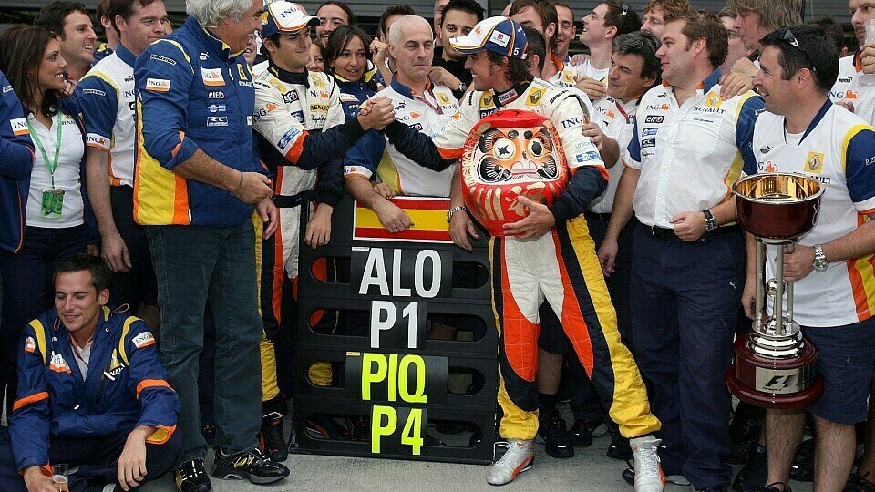 Mit Fernando Alonso ist Renault wieder zu alter Stärke zurückgekehrt., Foto: Sutton