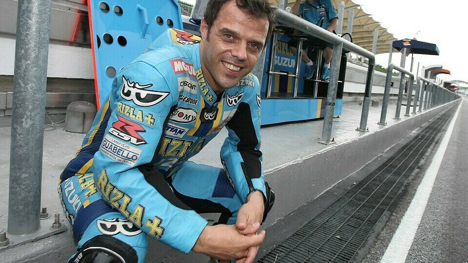 Loris Capirossi ist in Bestform, Foto: Rizla Suzuki