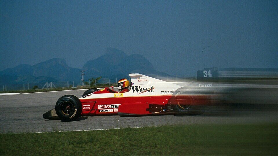 Bernd Schneiders Autos waren in der F1 nie pfeilschnell., Foto: Sutton