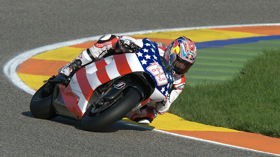 Nicky Hayden hat einen guten Eindruck hinterlassen, Foto: Ducati